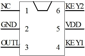 短按开长按关一键开关机芯片 轻触按键电子开关IC 延时开关机芯片