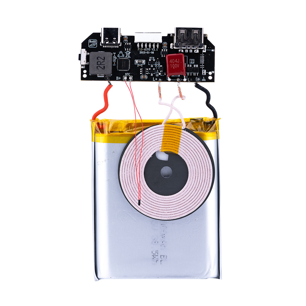 手机磁吸无线充电方案开发适用苹果手机无线充电模块充电芯片15W